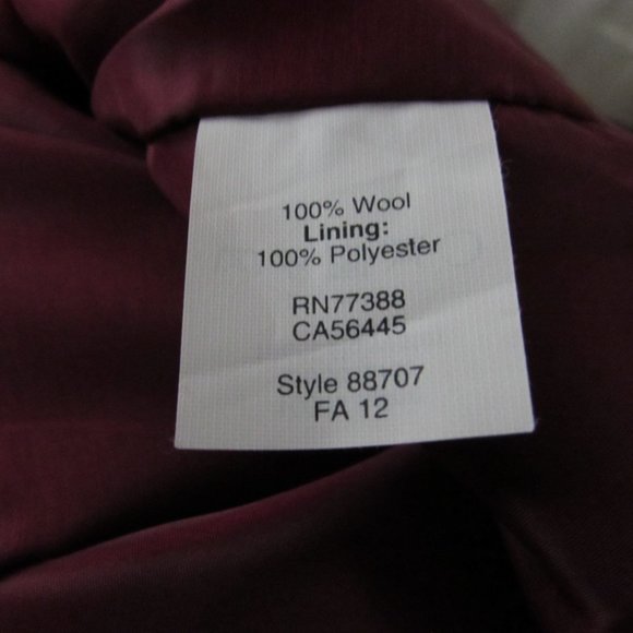 J. CREW Burgundy Wool Pencil Skirt - Picture 5 of 5